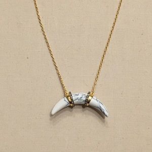 Stella & Dot Horn Pendant Necklace